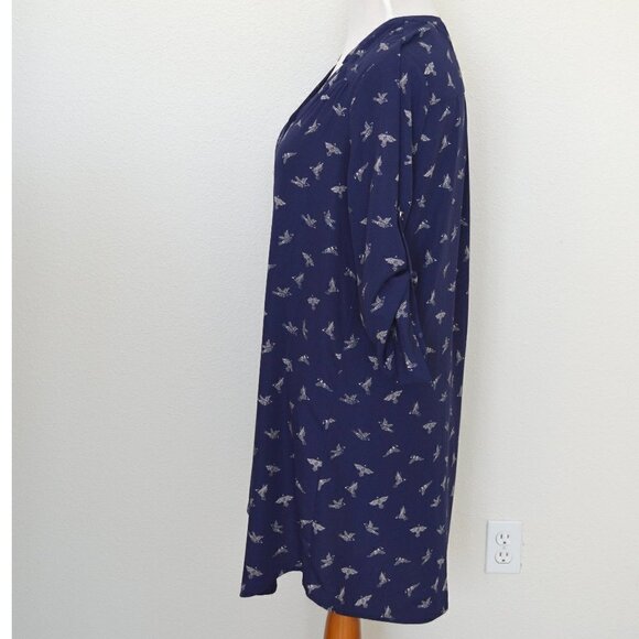 41 Hawthorn CRISTEN Shirt Dress Bird Print - Picture 7 of 8